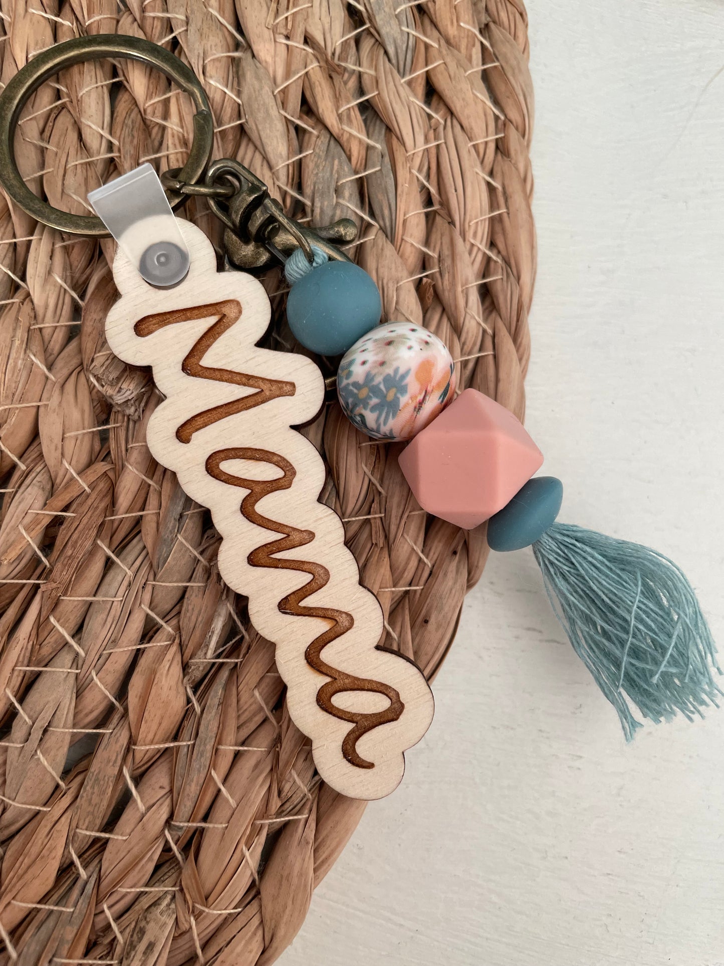 Sleutelhanger tag - Mama kwast