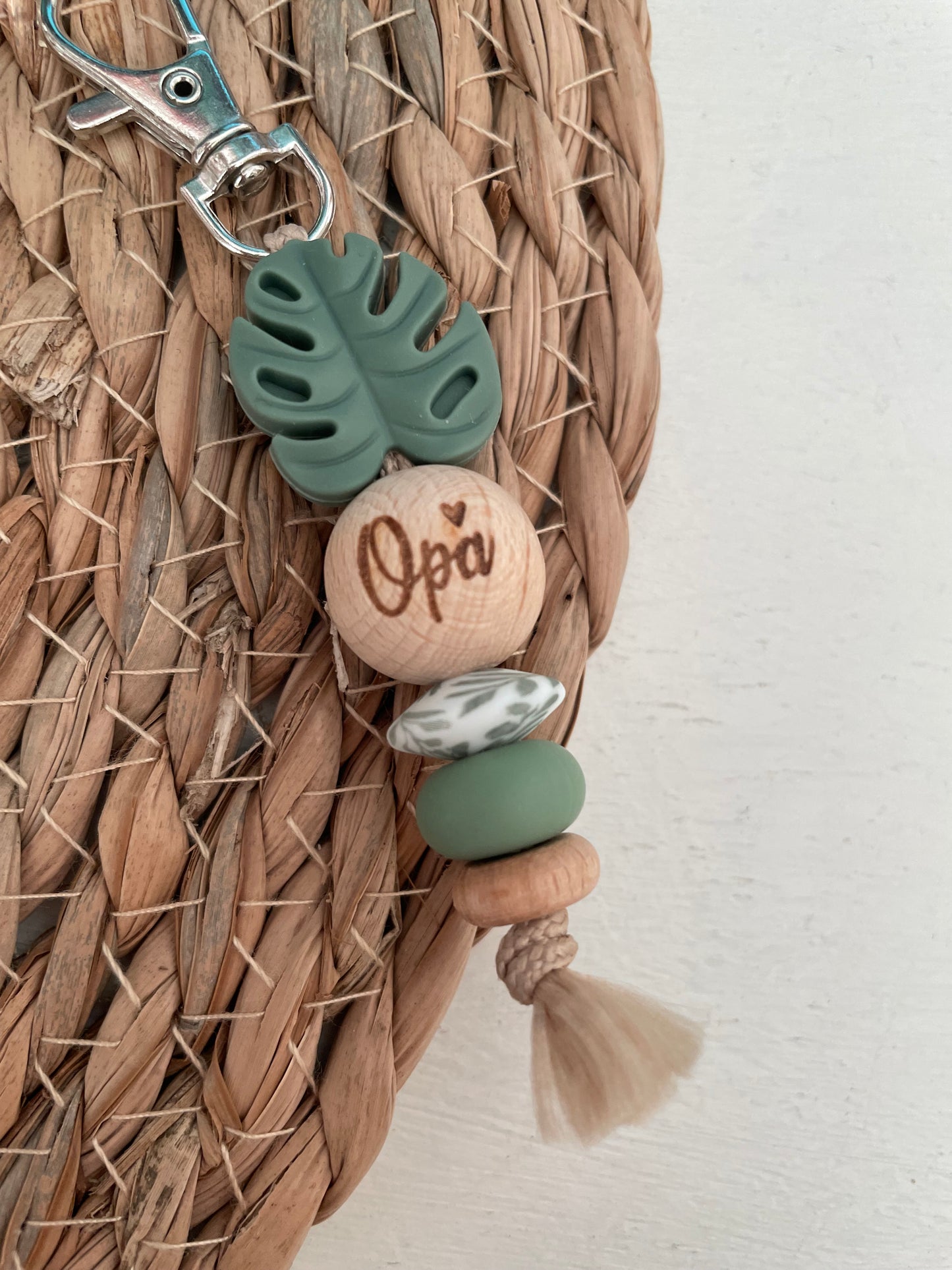 Sleutelhanger - Opa groen