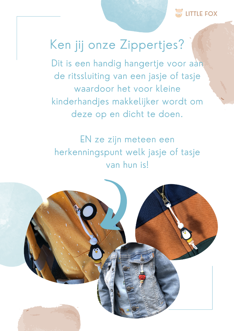 Jaszipper hout - Console blauw