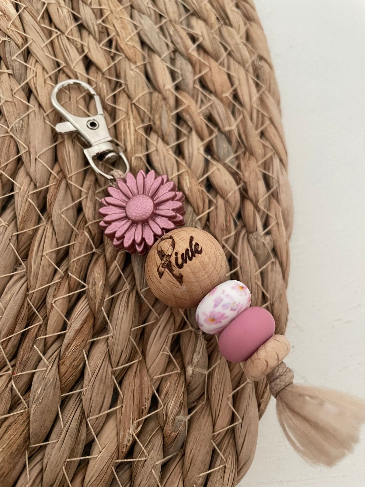Sleutelhanger - Think Pink rosé