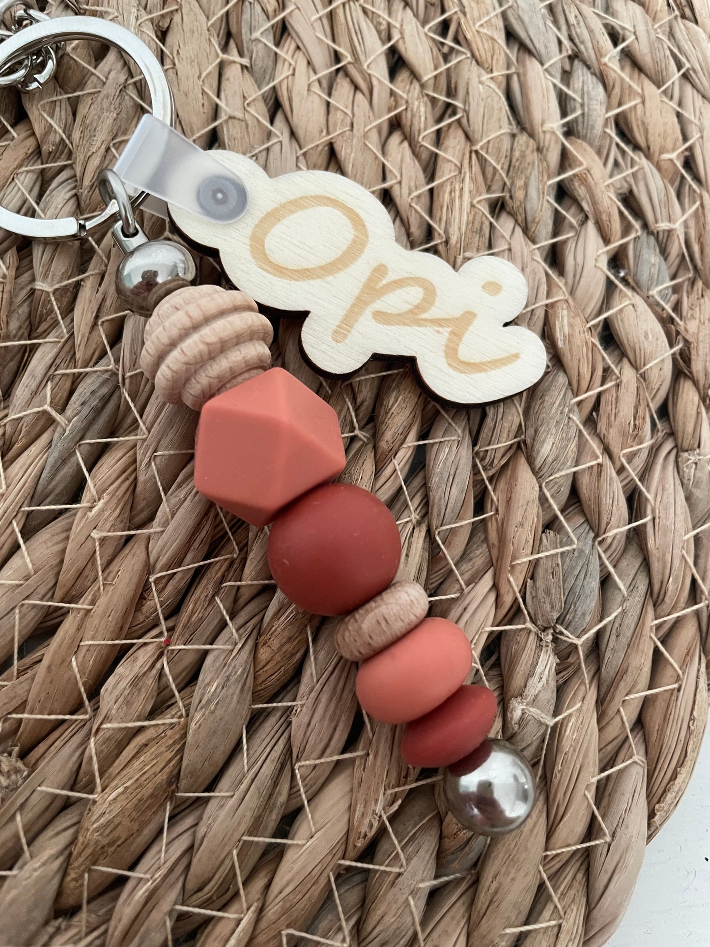 Sleutelhanger tag - Opi papaya