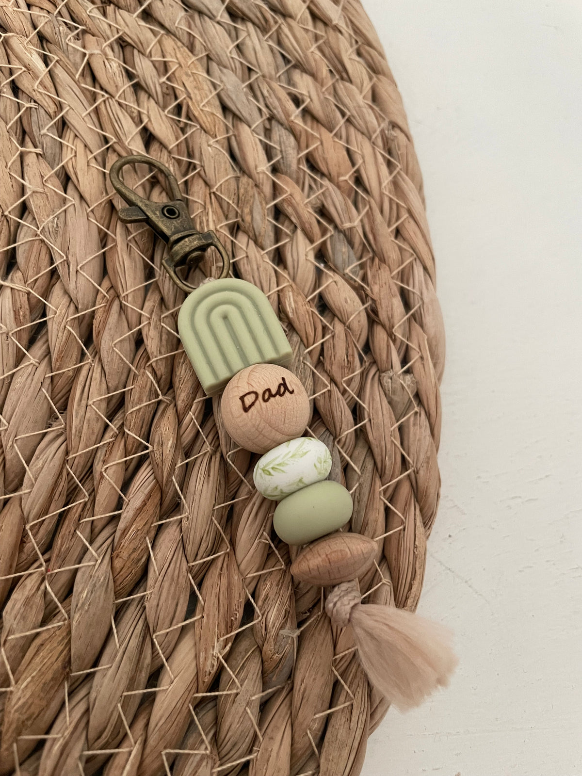 Sleutelhanger - Dad groen
