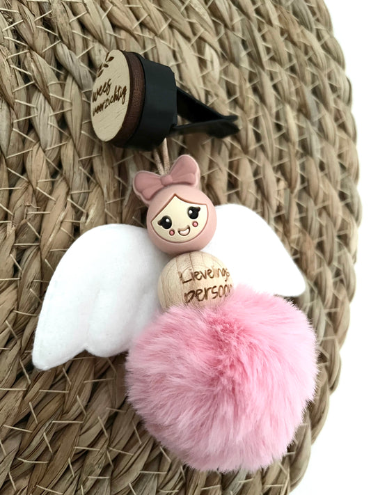 Beschermengel auto - Roze