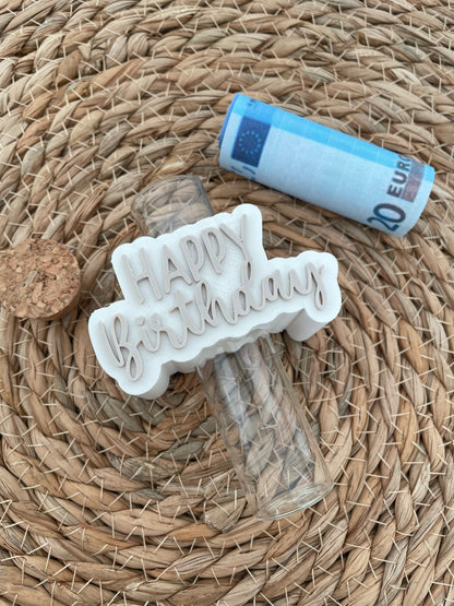 Geldbuisje - Happy Birthday