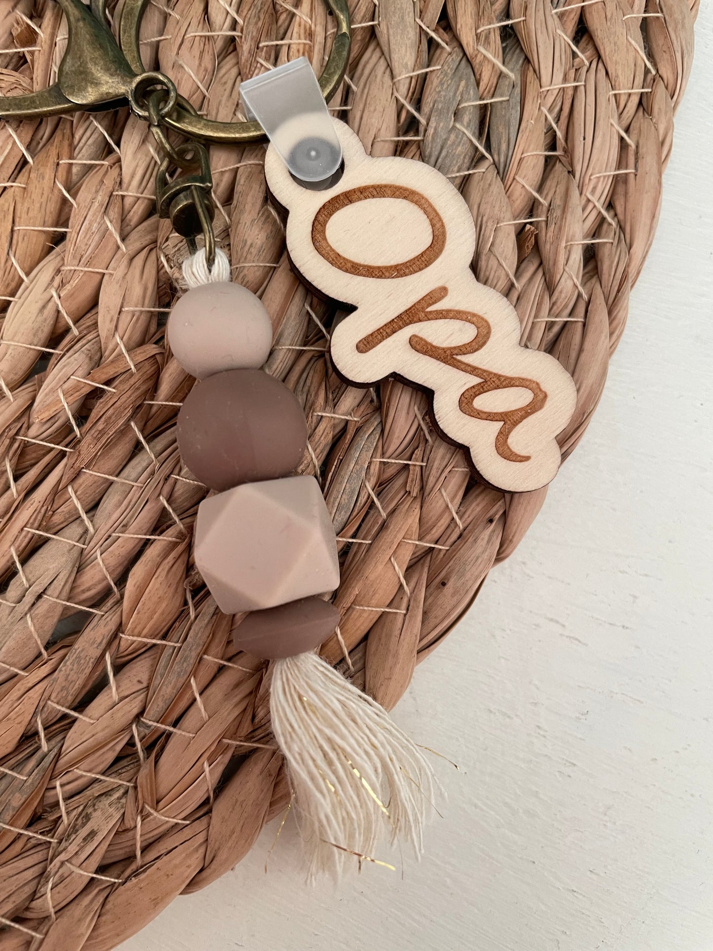 Sleutelhanger tag - Opa kwast