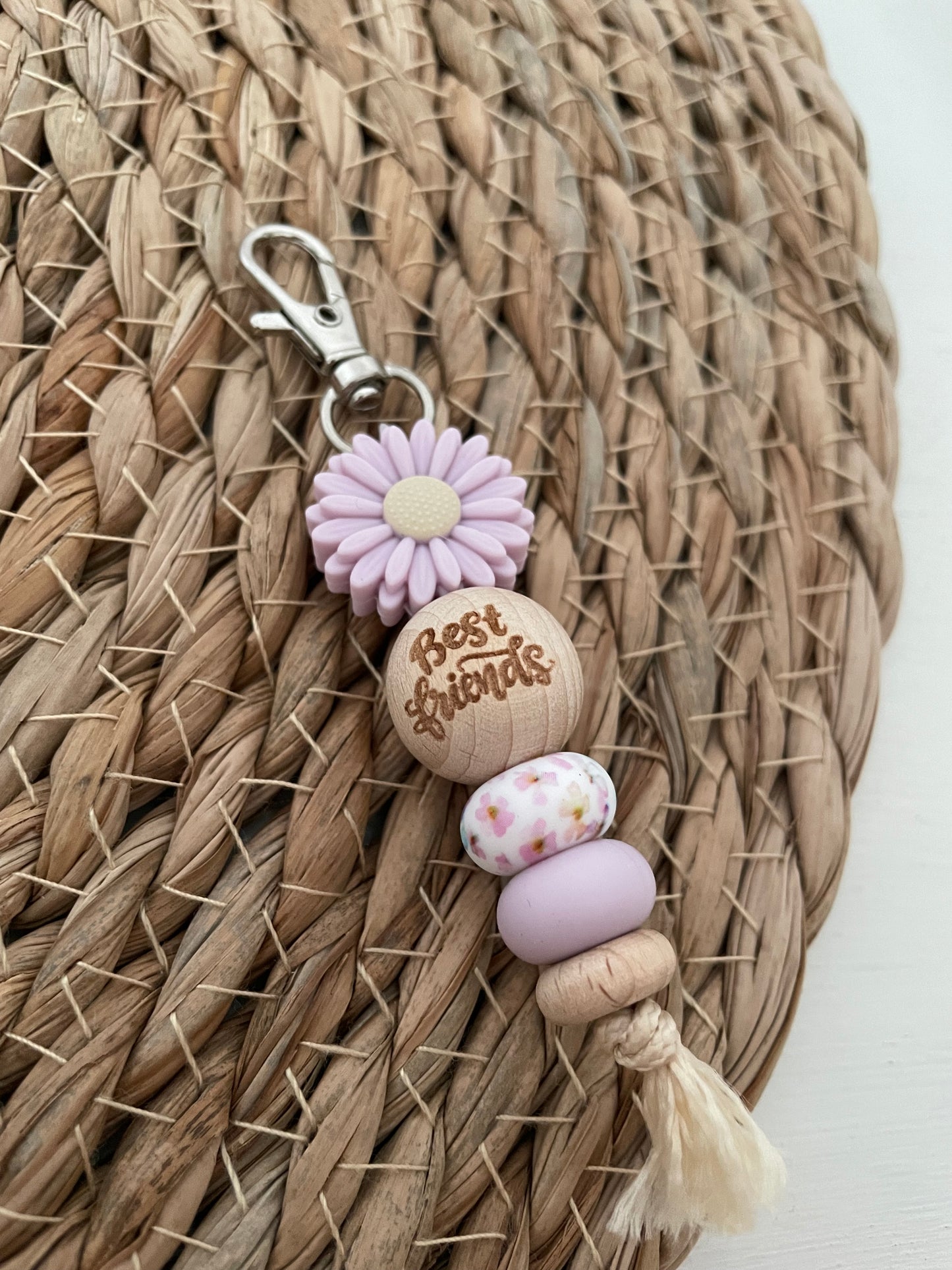 Sleutelhanger - Best Friends paars