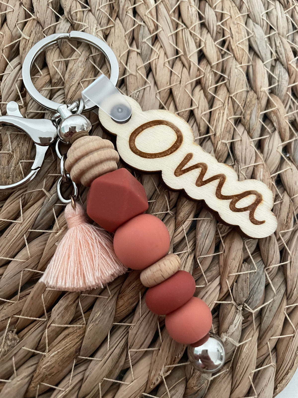 Sleutelhanger tag - Oma papaya