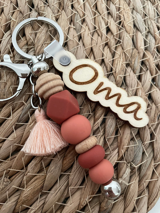 Sleutelhanger tag - Oma papaya