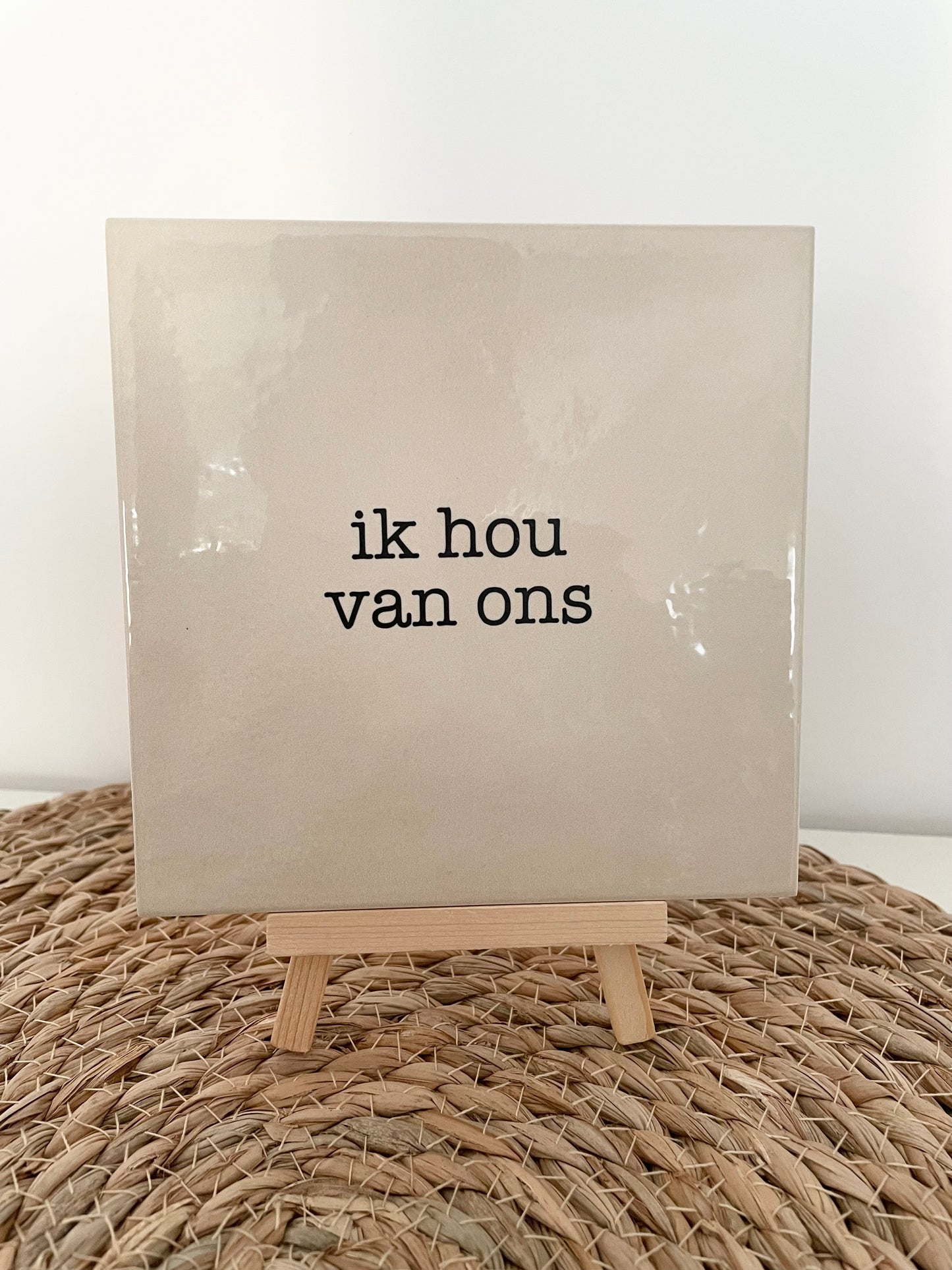 Tegeltje nude - Ik hou van ons
