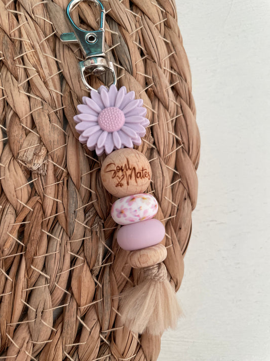 Sleutelhanger - Soulmates paars