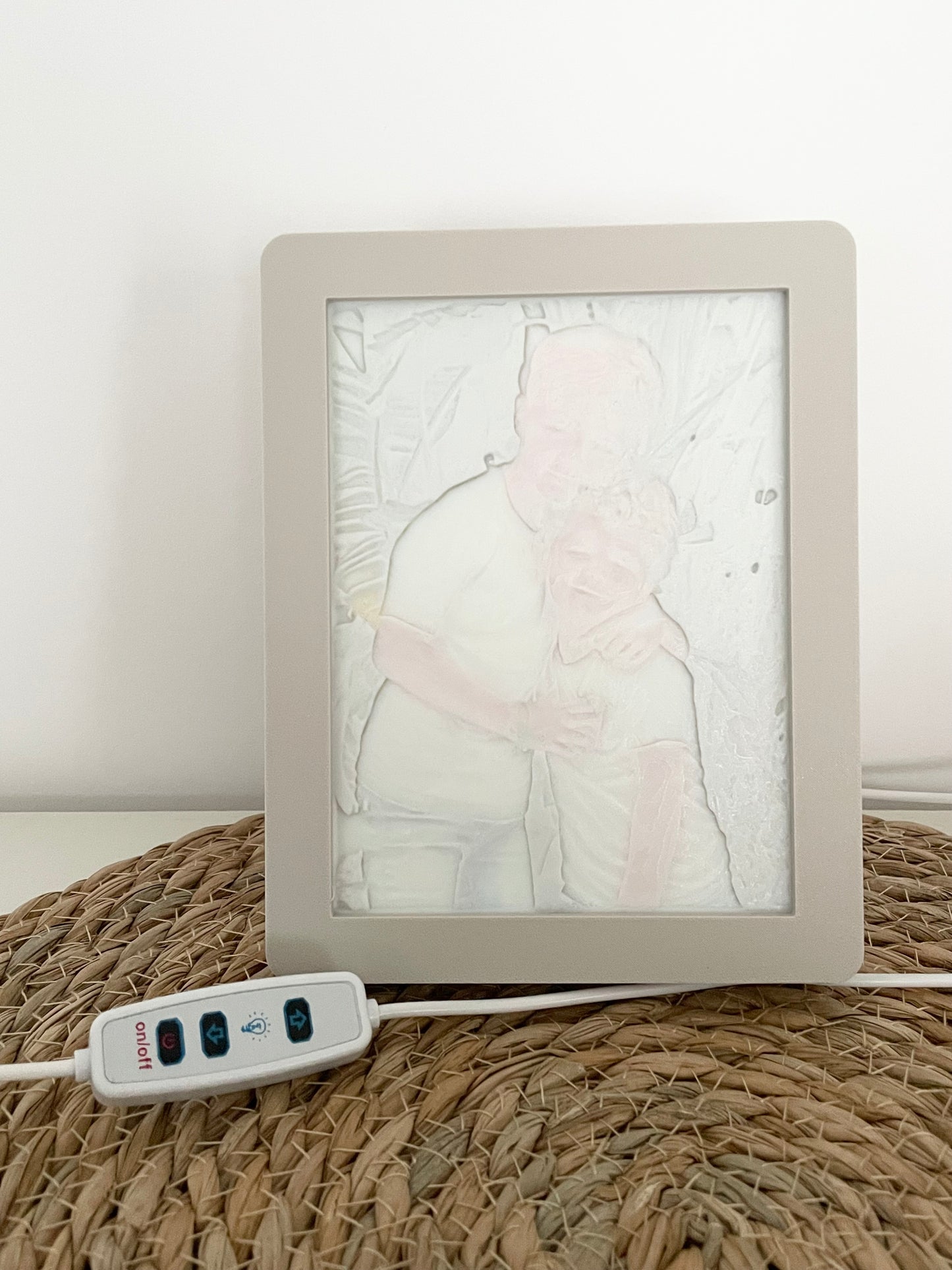 Fotokader met licht
