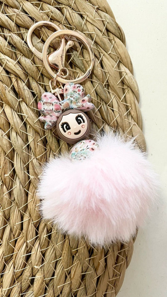 Gelukspopje met pompon - Exclusive