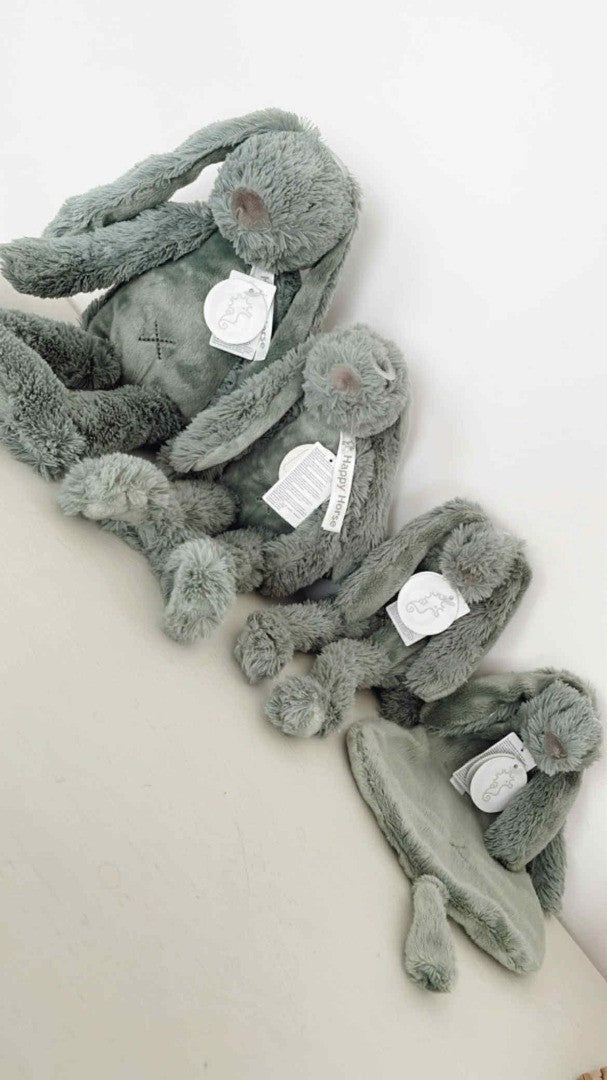 Knuffelkonijn Flatstyle - Old Green