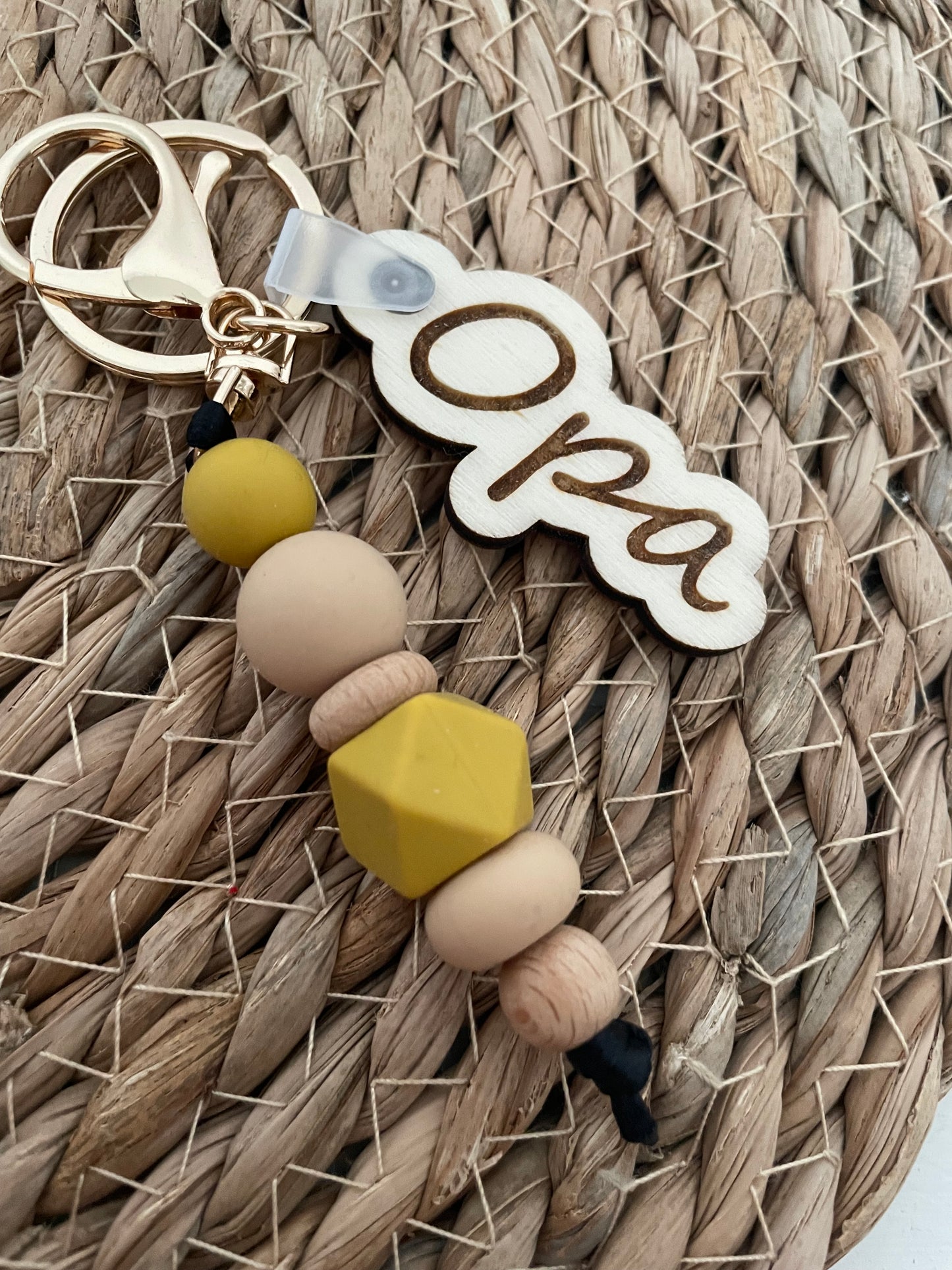 Sleutelhanger tag - Opa oker