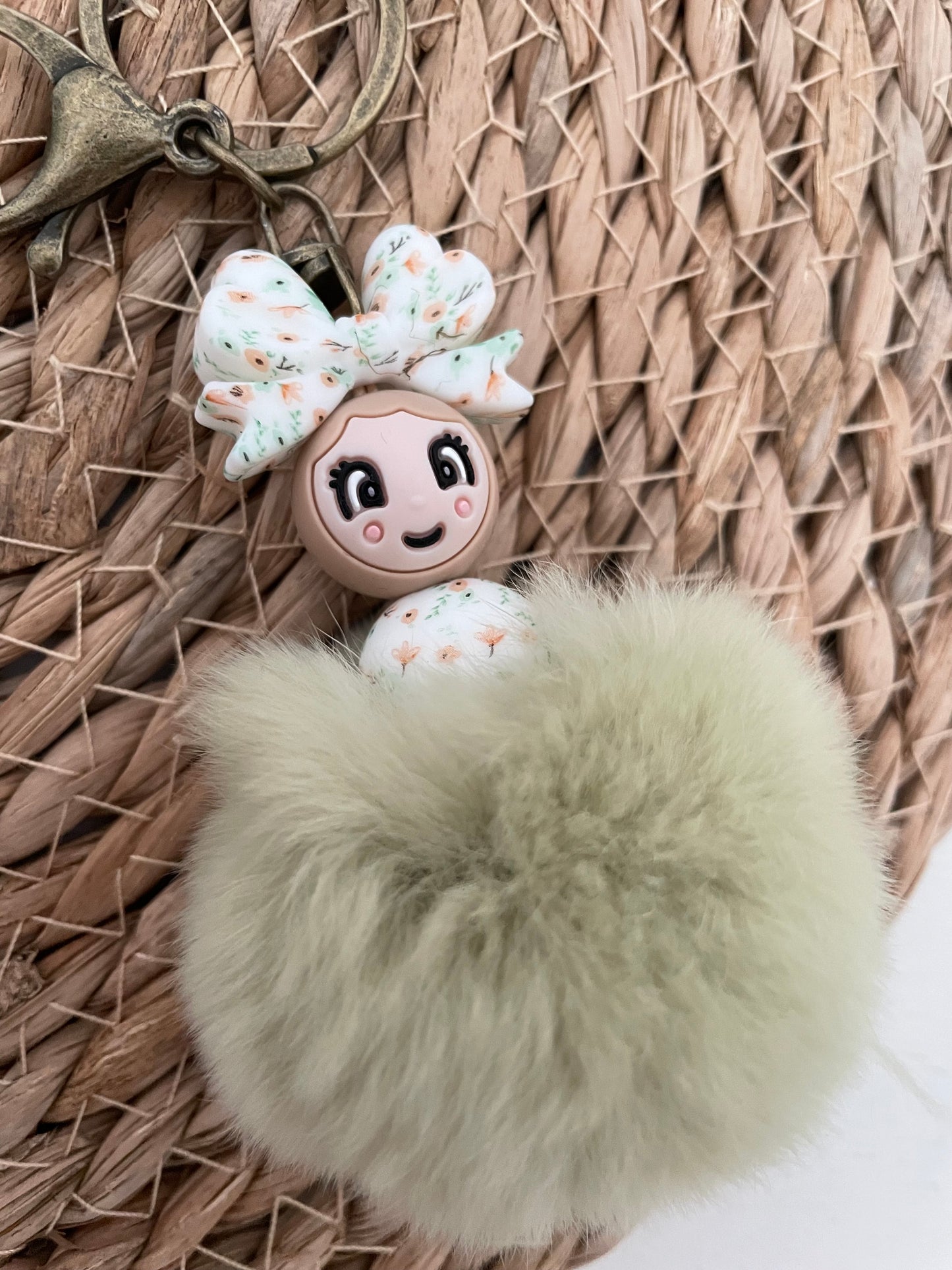 Gelukspopje met pompon - Poppy