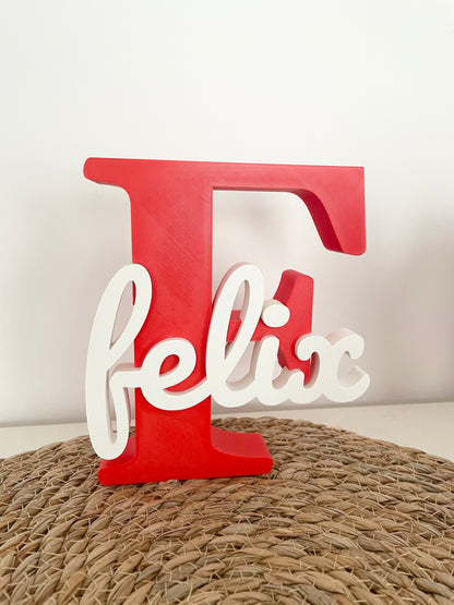 Letter met naam
