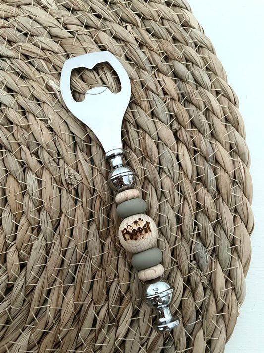 Bieropener - Proost grijs