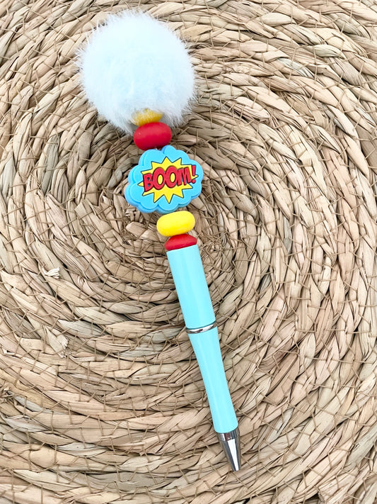 Balpen met pompon - Boom