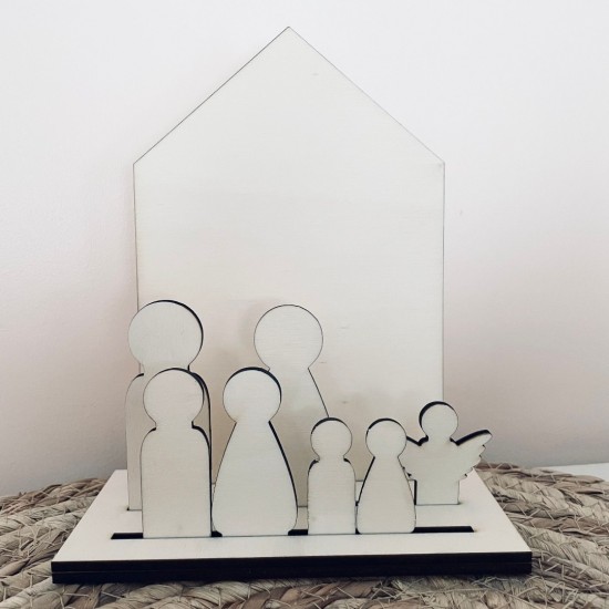 Familie huisje popjes overzicht 1