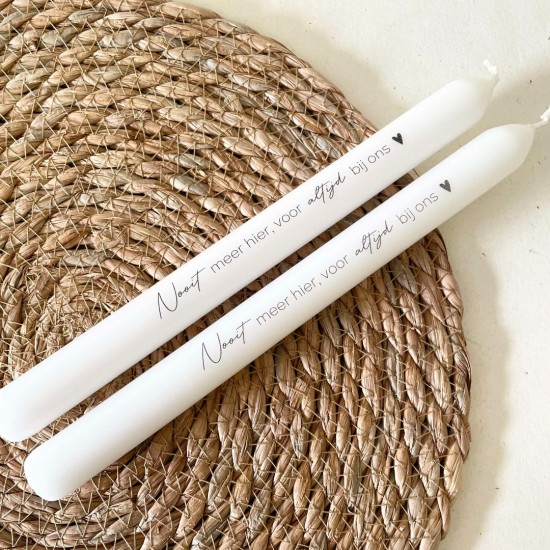 Kaars nooit meer hier