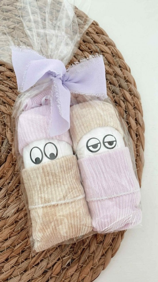 Pamperbaby beige paars