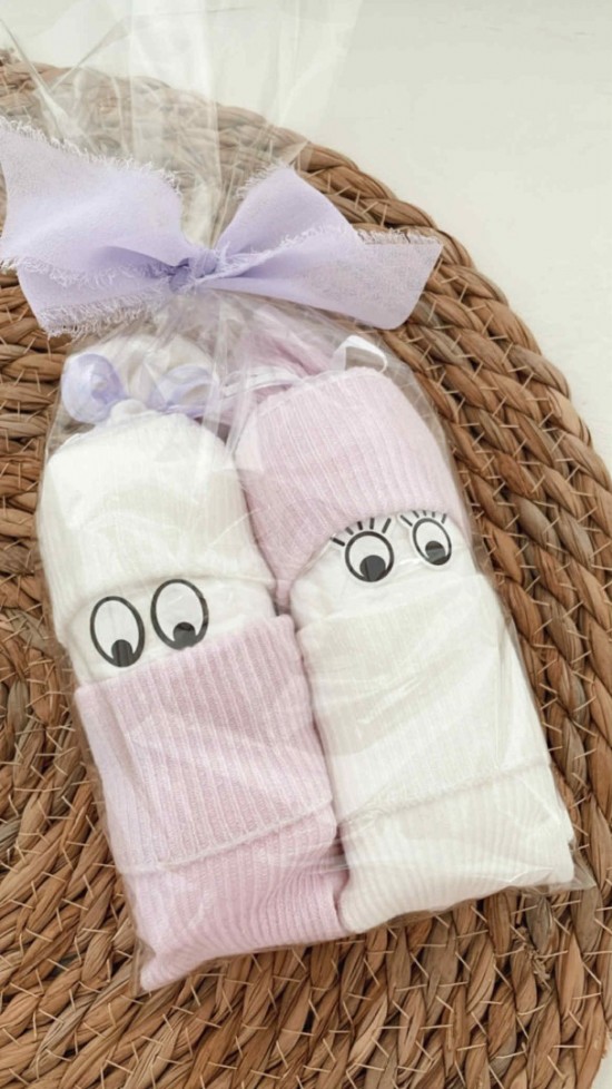 Pamperbaby wit paars