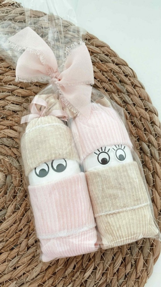 Pamperbabys beige roze