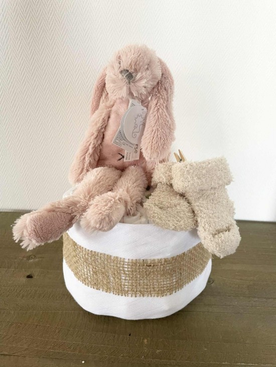 Pampertaart mini roze 0