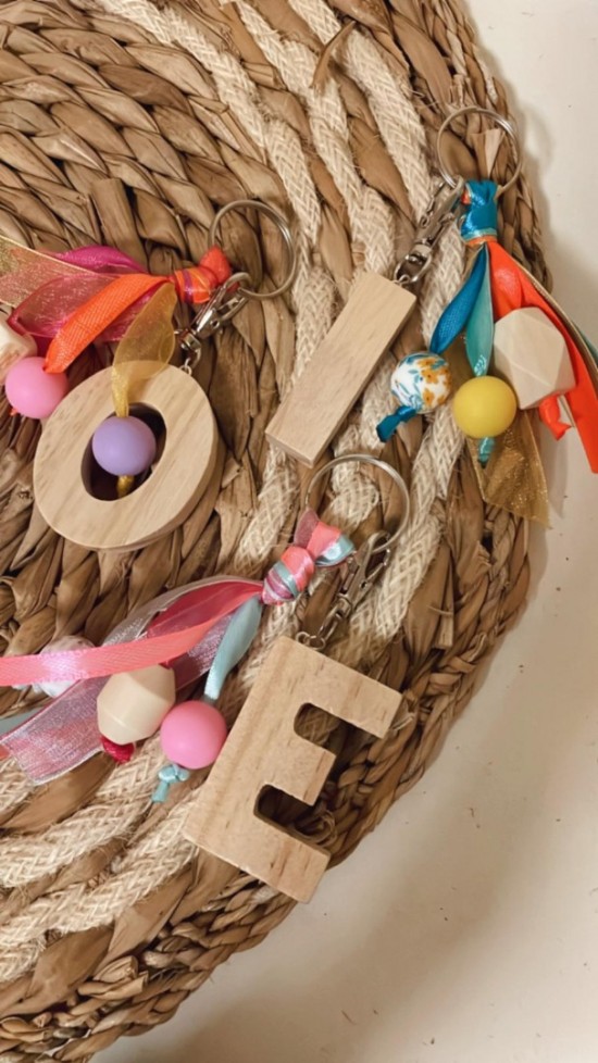 Sleutelhanger met letter