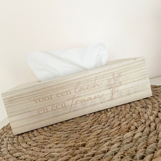 Tissuebox lach en traan
