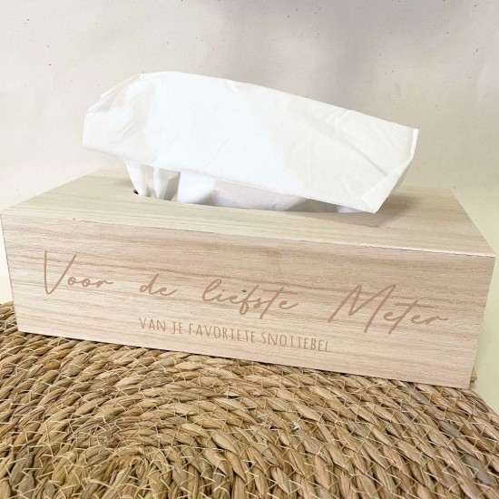 Tissuebox liefste meter