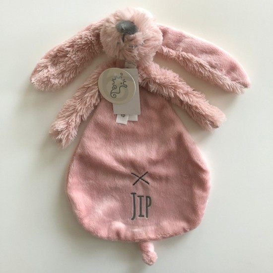 Tuttledoekje oud roze met naam