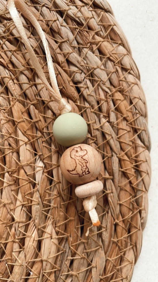 Zipper hout krokodil